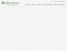 Tablet Screenshot of codenatives.com
